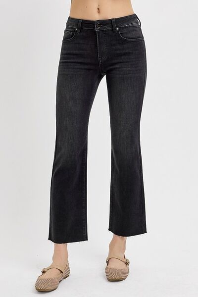 Mid Rise Flare Jeans- Doss Dollz