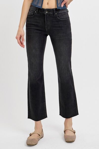 Mid Rise Flare Jeans- Doss Dollz