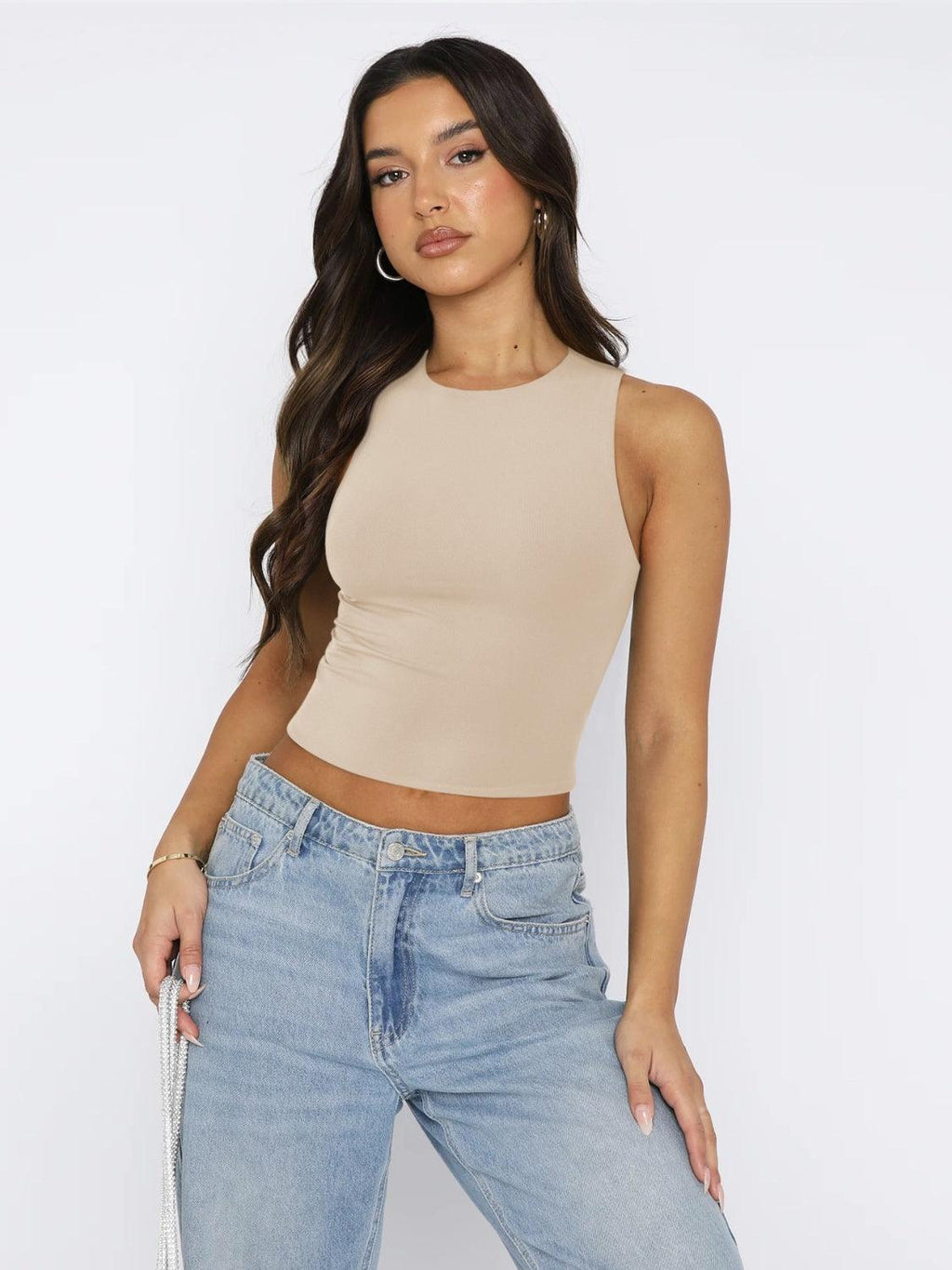 Mid Rise Flare Jeans- Doss Dollz