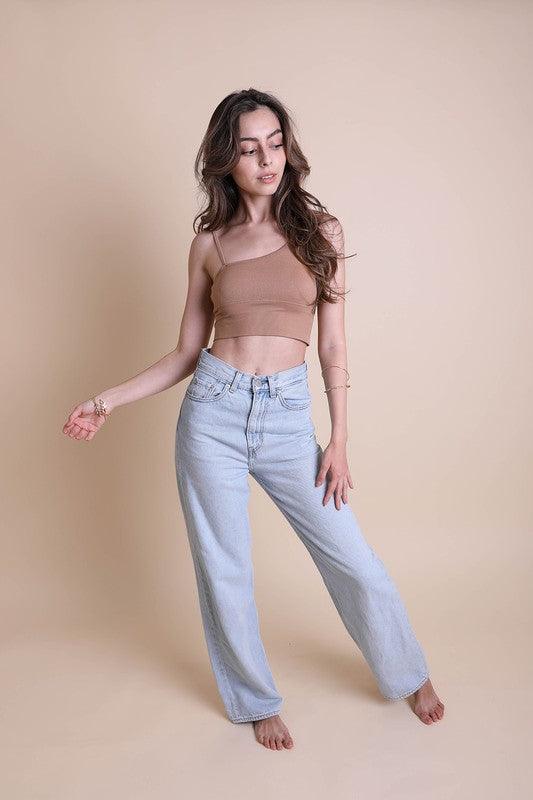 Mid Rise Flare Jeans- Doss Dollz