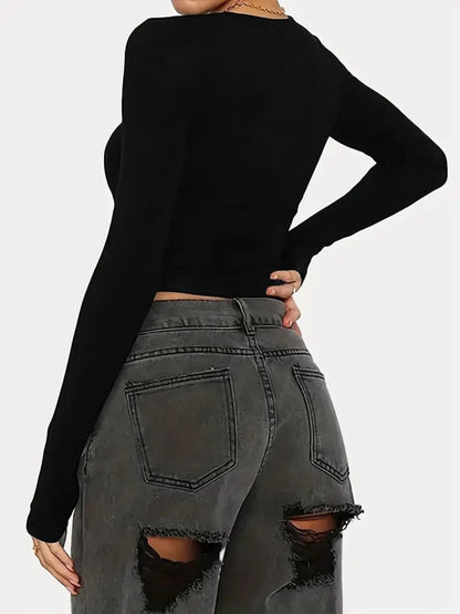 Mid Rise Flare Jeans- Doss Dollz