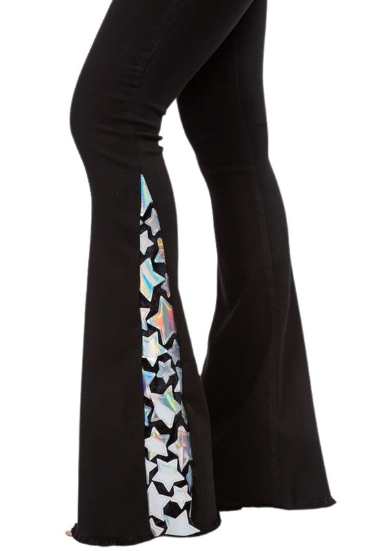 Mid Rise Flare Jeans- Doss Dollz