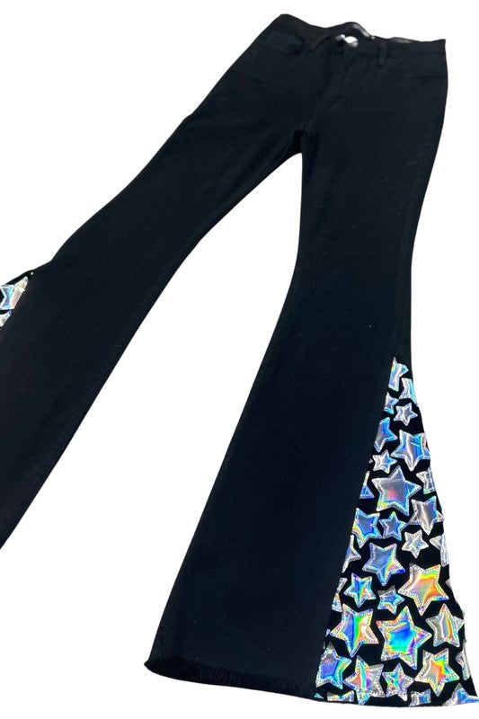 Mid Rise Flare Jeans- Doss Dollz