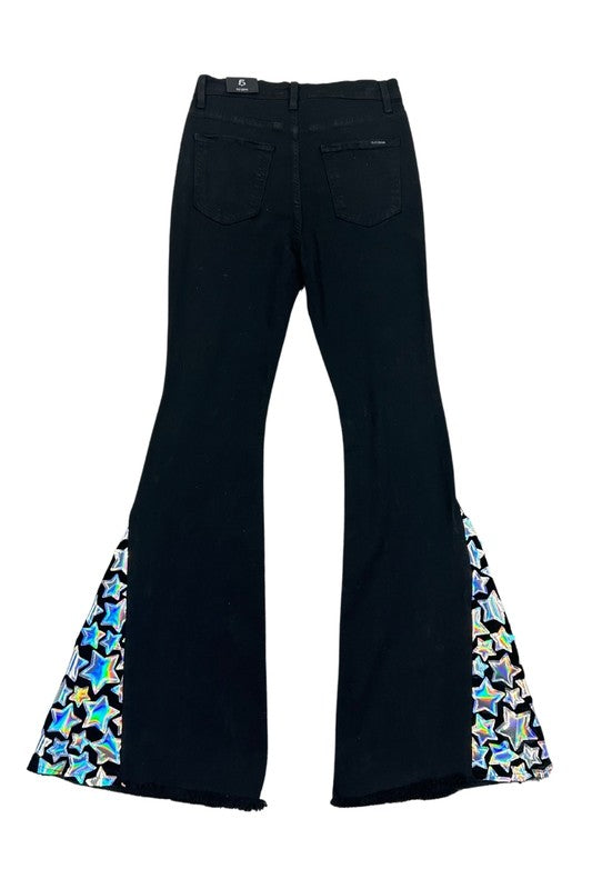 Mid Rise Flare Jeans- Doss Dollz