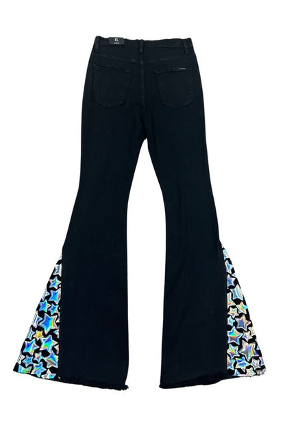 Mid Rise Flare Jeans- Doss Dollz