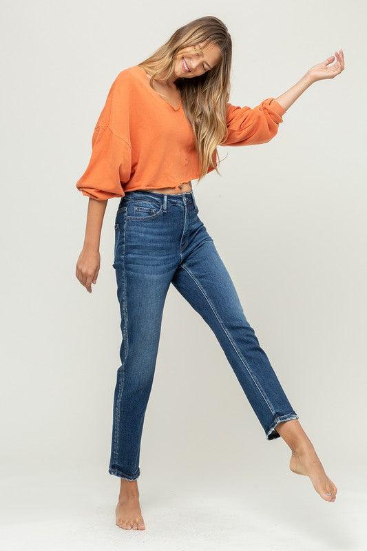 Mid Rise Flare Jeans- Doss Dollz