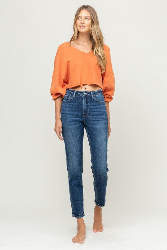 Mid Rise Flare Jeans- Doss Dollz