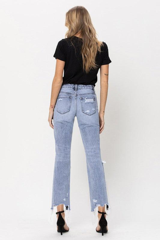 Mid Rise Flare Jeans- Doss Dollz