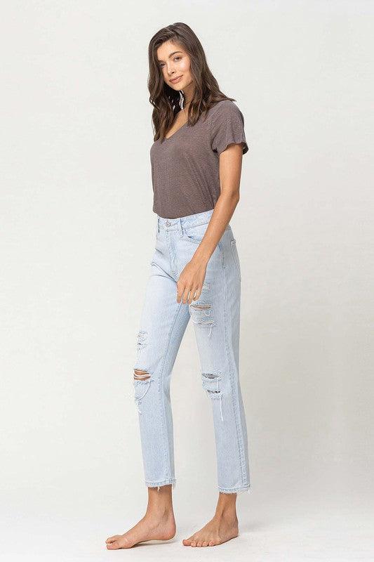 Mid Rise Flare Jeans- Doss Dollz