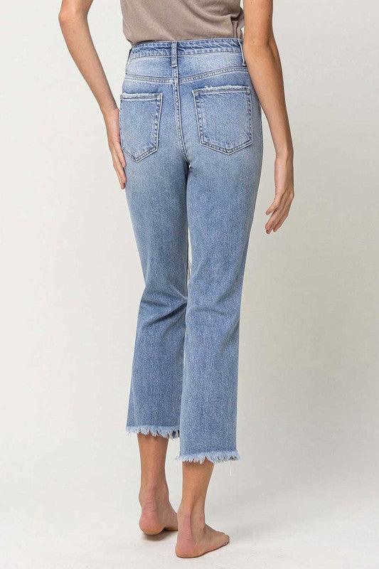 Mid Rise Flare Jeans- Doss Dollz