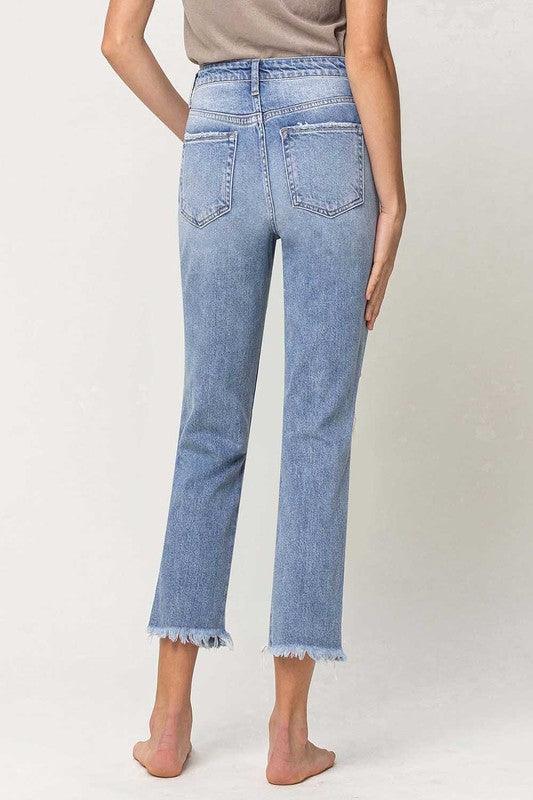 Mid Rise Flare Jeans- Doss Dollz