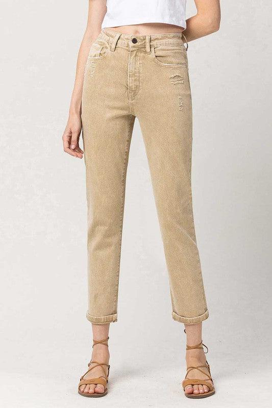 Mid Rise Flare Jeans- Doss Dollz