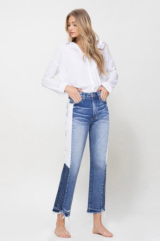 Mid Rise Flare Jeans- Doss Dollz