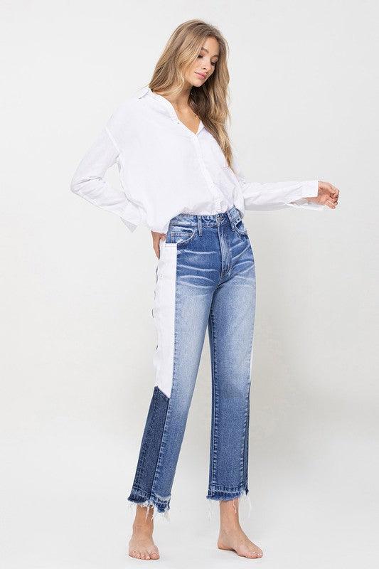 Mid Rise Flare Jeans- Doss Dollz