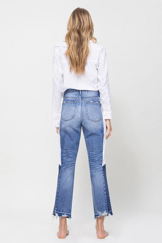 Mid Rise Flare Jeans- Doss Dollz