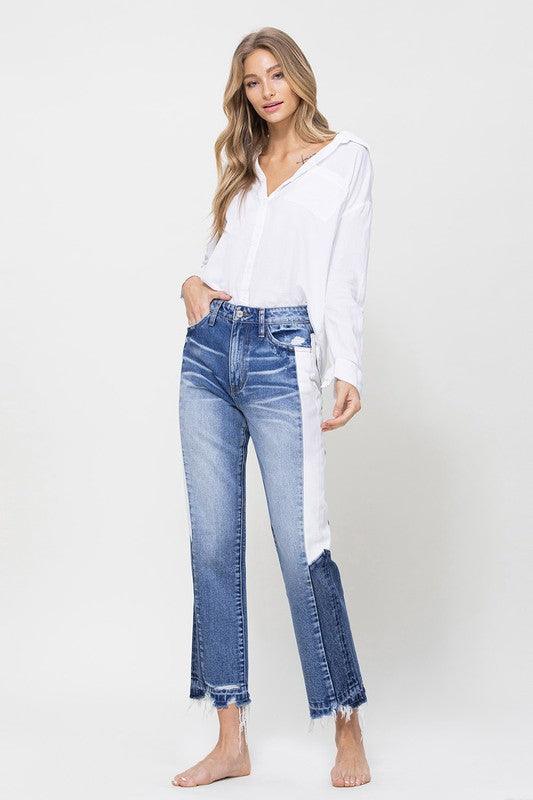 Mid Rise Flare Jeans- Doss Dollz