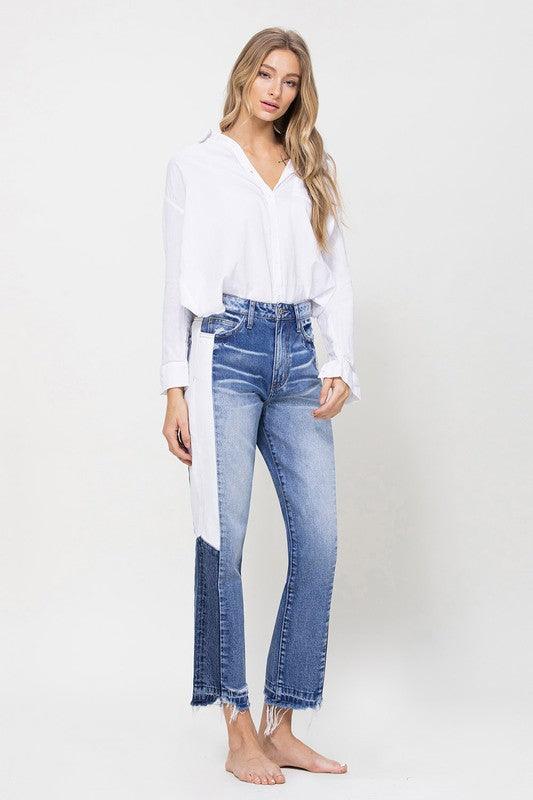 Mid Rise Flare Jeans- Doss Dollz