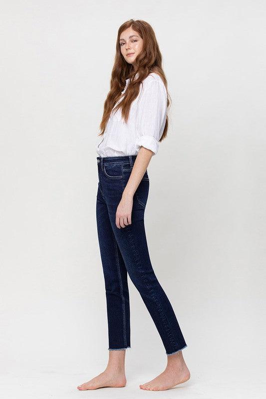 Mid Rise Flare Jeans- Doss Dollz