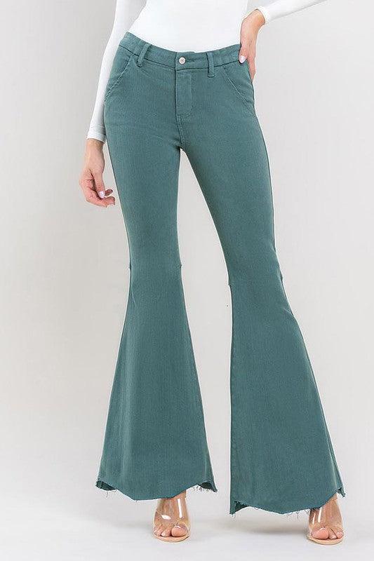 Mid Rise Flare Jeans- Doss Dollz