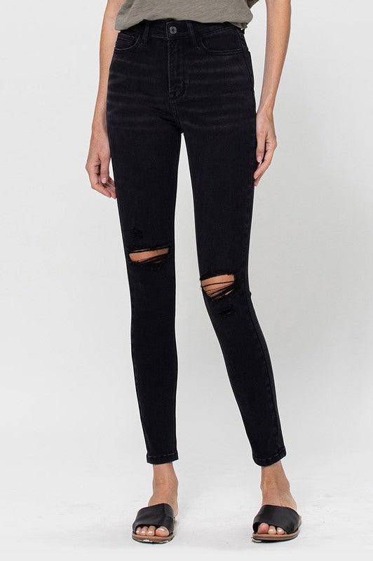 Mid Rise Flare Jeans- Doss Dollz