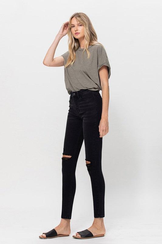 Mid Rise Flare Jeans- Doss Dollz