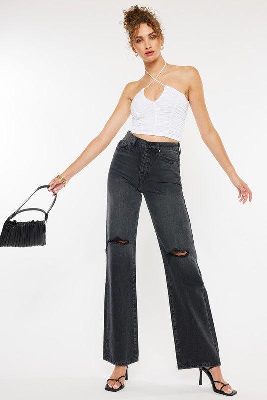 Mid Rise Flare Jeans- Doss Dollz