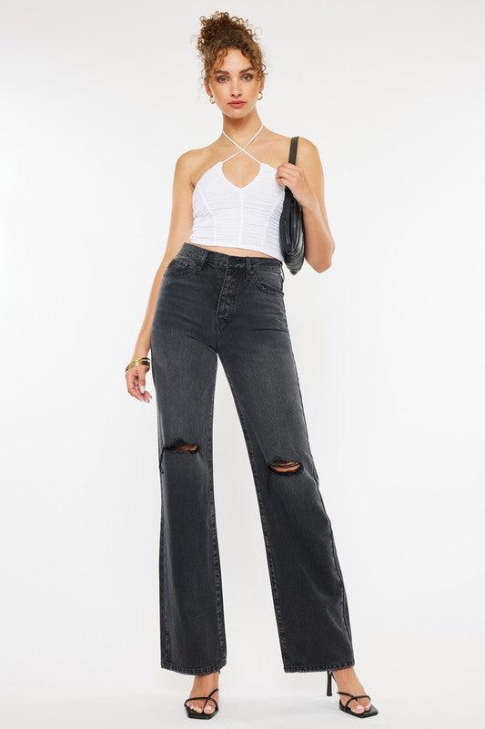 Mid Rise Flare Jeans- Doss Dollz