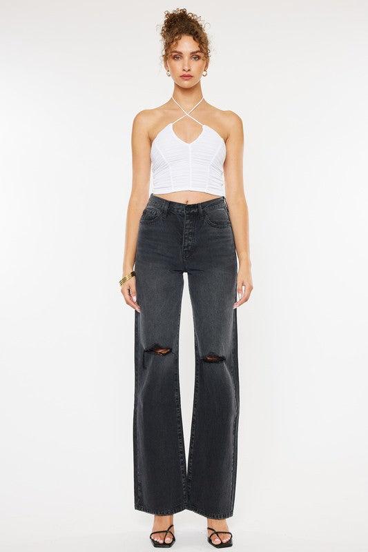 Mid Rise Flare Jeans- Doss Dollz