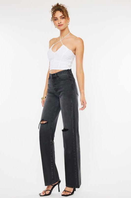 Mid Rise Flare Jeans- Doss Dollz