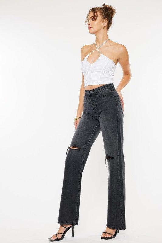 Mid Rise Flare Jeans- Doss Dollz