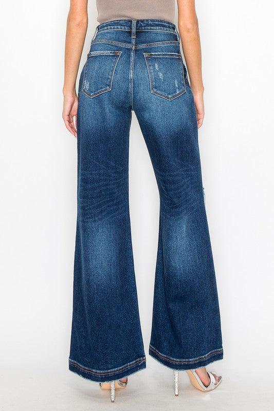 Mid Rise Flare Jeans- Doss Dollz