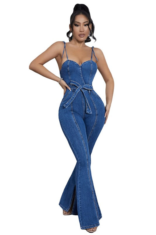 Mid Rise Flare Jeans- Doss Dollz