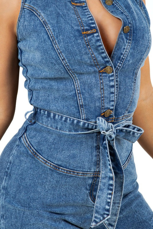 Mid Rise Flare Jeans- Doss Dollz