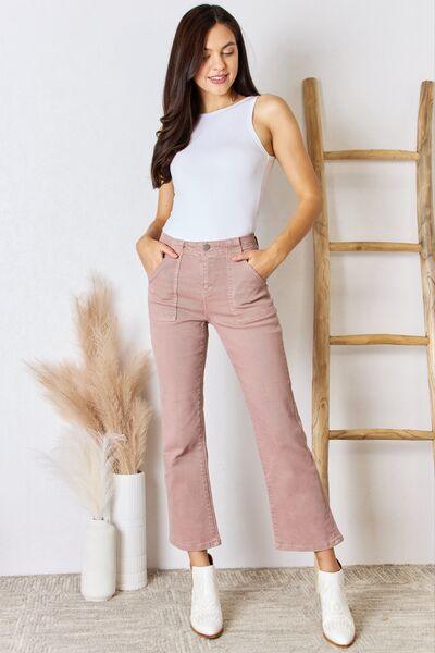 Mid Rise Flare Jeans- Doss Dollz