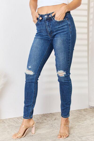 Mid Rise Flare Jeans- Doss Dollz