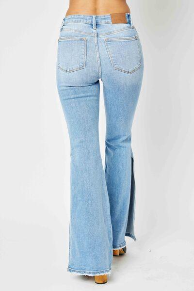 Mid Rise Flare Jeans- Doss Dollz