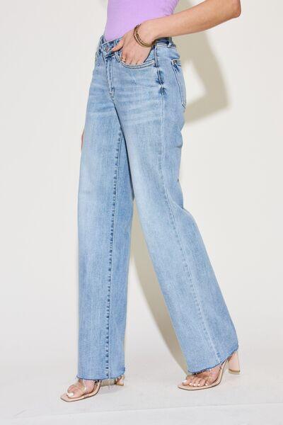 Mid Rise Flare Jeans- Doss Dollz