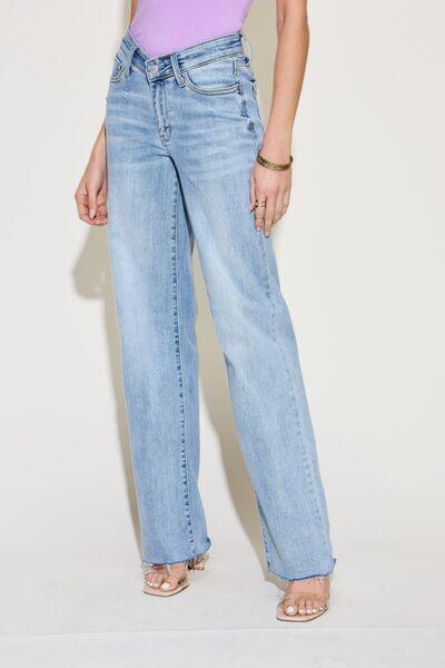 Mid Rise Flare Jeans- Doss Dollz