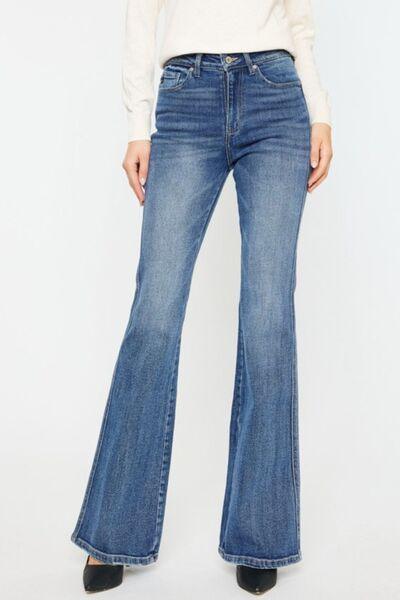 Mid Rise Flare Jeans- Doss Dollz