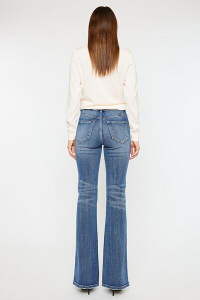 Mid Rise Flare Jeans- Doss Dollz