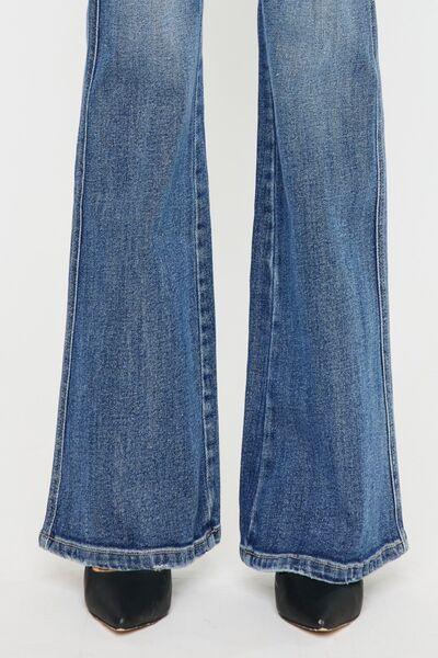 Mid Rise Flare Jeans- Doss Dollz