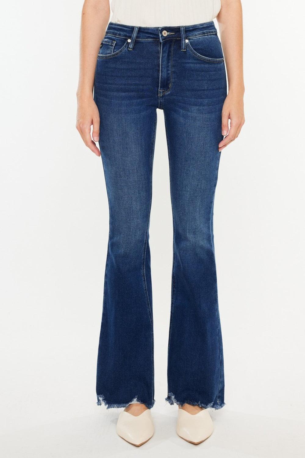 Mid Rise Flare Jeans- Doss Dollz