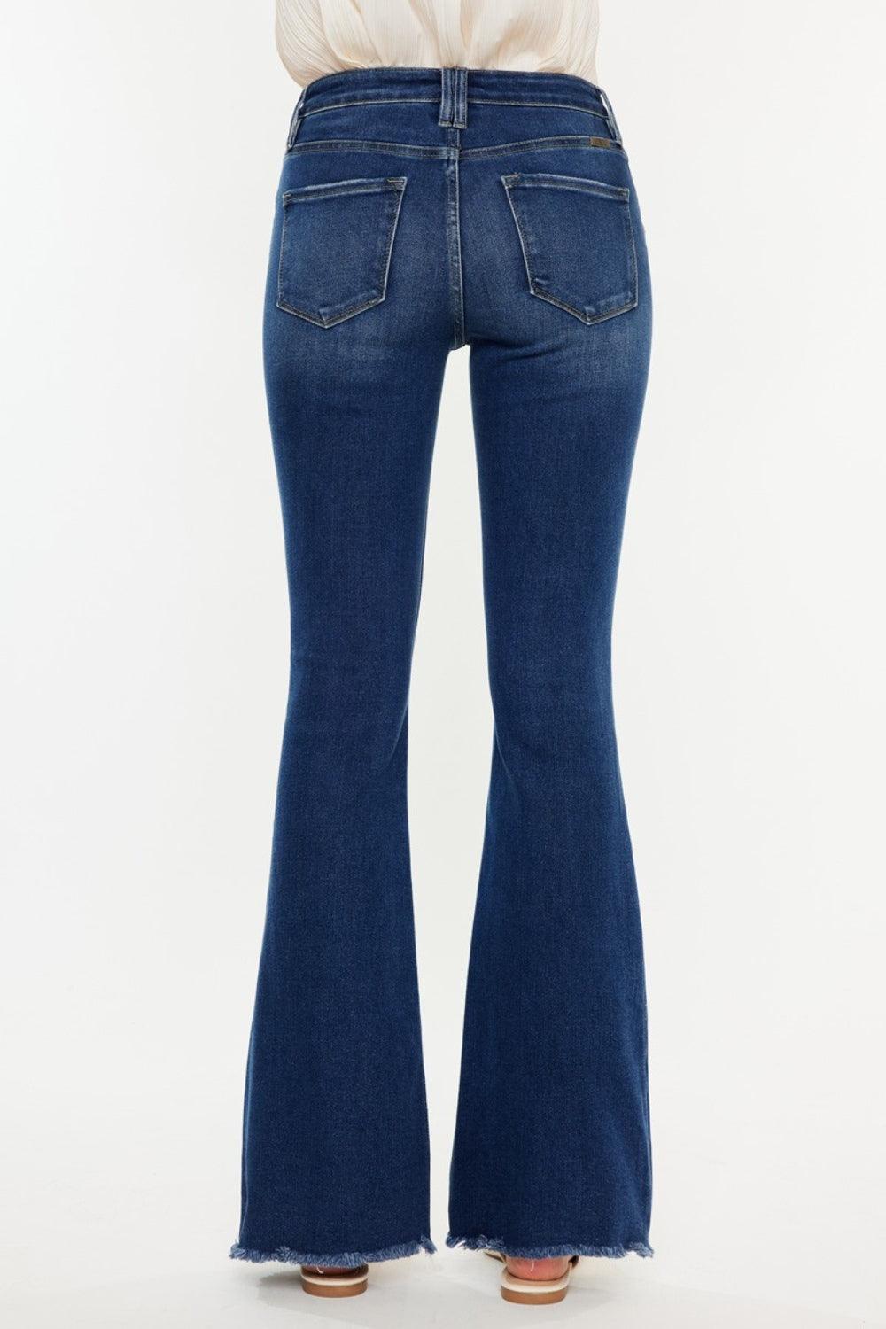 Mid Rise Flare Jeans- Doss Dollz