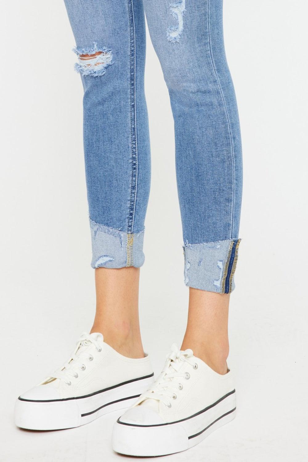 Mid Rise Flare Jeans- Doss Dollz