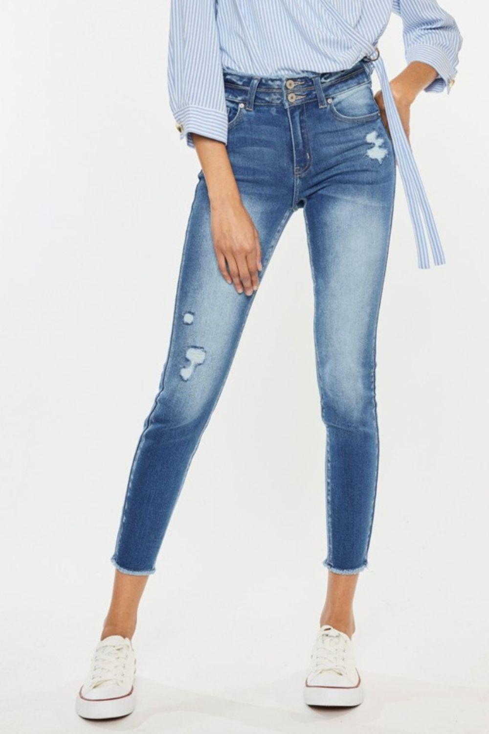 Mid Rise Flare Jeans- Doss Dollz