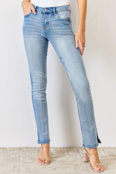 Mid Rise Flare Jeans- Doss Dollz