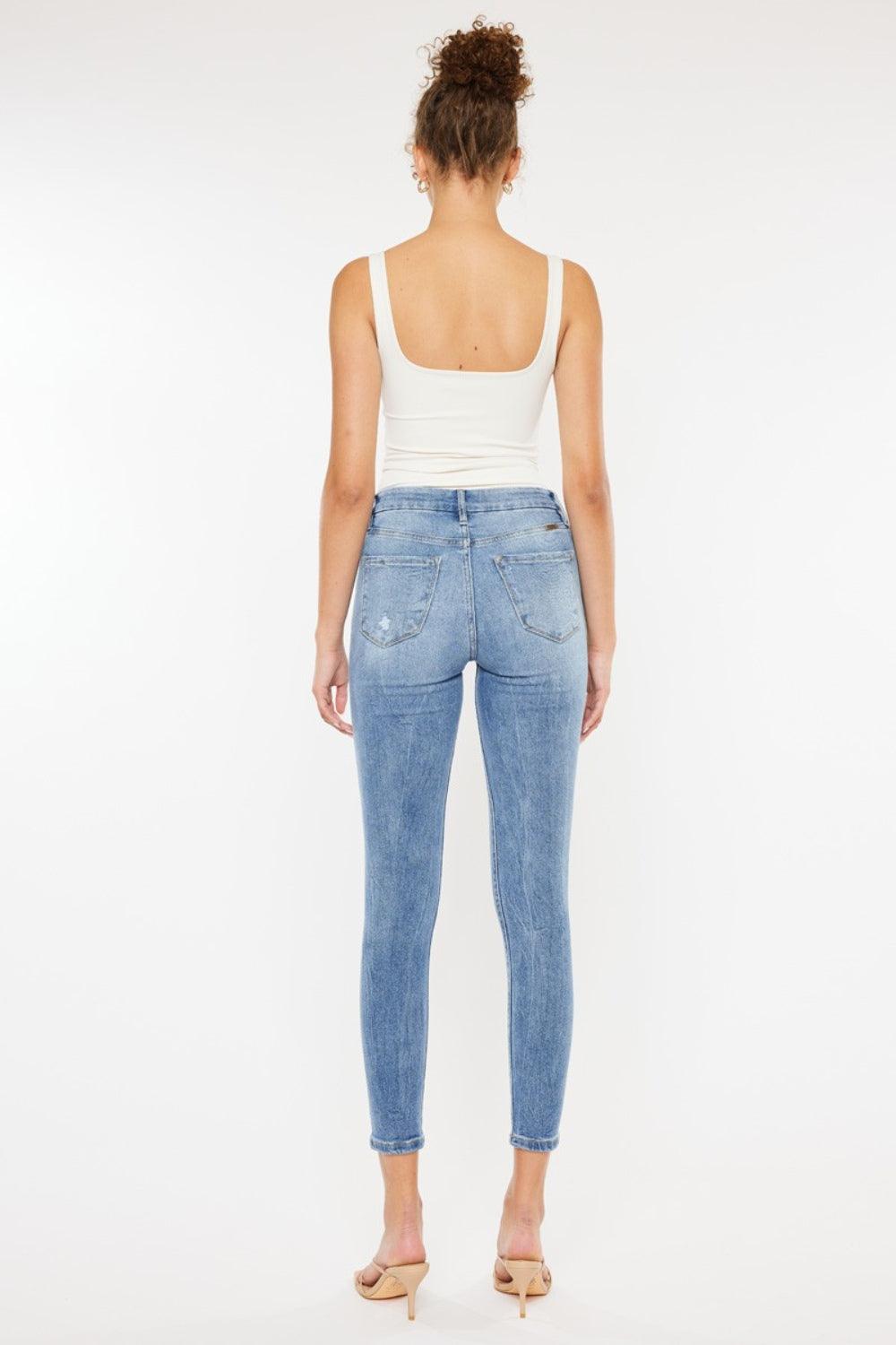 Mid Rise Flare Jeans- Doss Dollz