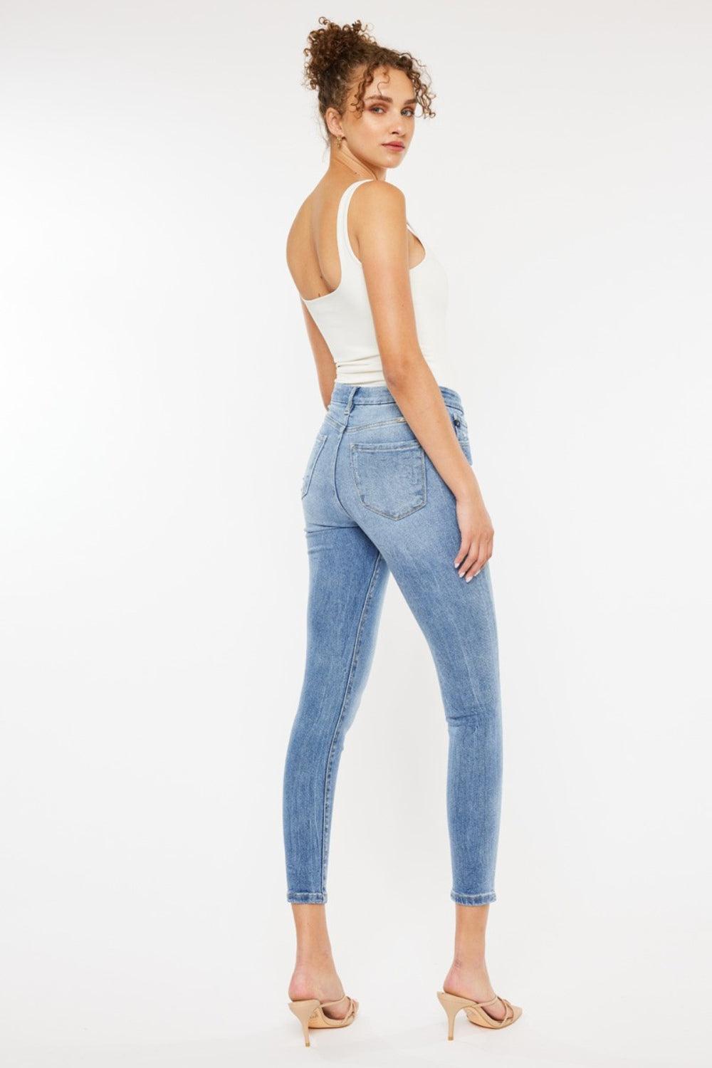 Mid Rise Flare Jeans- Doss Dollz