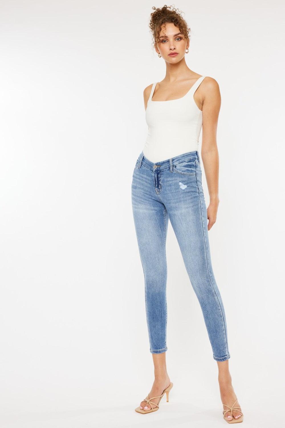 Mid Rise Flare Jeans- Doss Dollz