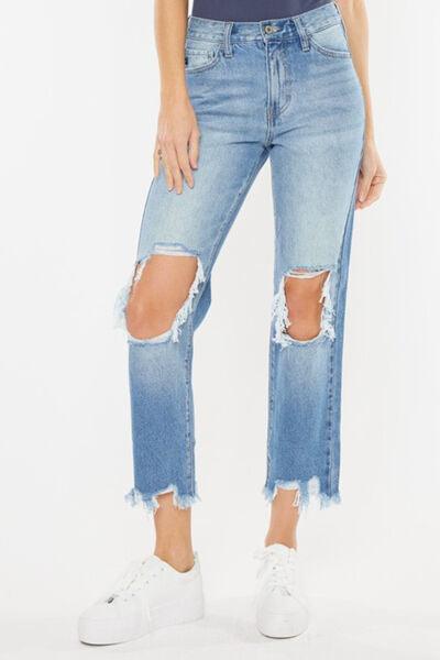 Mid Rise Flare Jeans- Doss Dollz